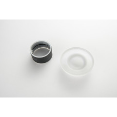 AQ4426MB ЛИРА мыльница настольная, матовый черный