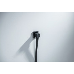 AQ2458MB шланговое подсоединение, матовый черный