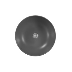 AQ5558-MG ЕВРОПА раковина 415*415*135 для установки на столешницу, матовый серый