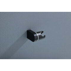 AQ1449MB ЛИРА смеситель для ванны с душевым набором 3jet, матовый черный