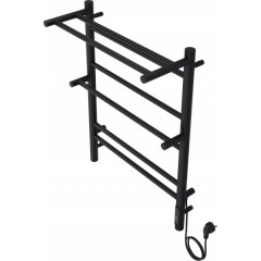 Альфа П7 500х700 электрический (quick touch) Полотенцесушитель Aquatek (черный муар)