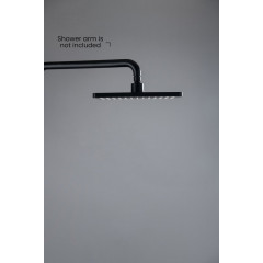 AQ2087MB прямоугольный верхний душ 260*188*68 мм, матовый черный