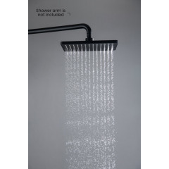 AQ2087MB прямоугольный верхний душ 260*188*68 мм, матовый черный