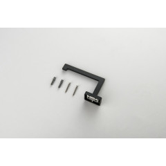 AQ4308MB ЛИБРА бумагодержатель, матовый черный