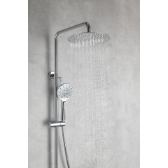 AQ2040CR ВЕГА душевая система (смеситель для ванны) 3jet 250мм