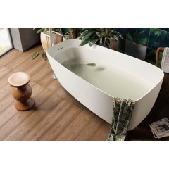 AQ-190778 ПАОЛА Ванна акриловая, отдельностоящая, 1700*780*600 , В комплекте со сливом и ножками. Цвет белый глянцевый.