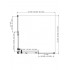 AQ ARI KV 08020GM Душевой уголок квадратный, двери раздвижные 800x800x2000 профиль оружейная сталь, стекло прозрачное