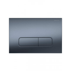 PNS-0000009 (002C-1Q) Панель смыва Оружейная сталь матовая для INSP-0000001 Pneumo S (клавиши прямоугольная)