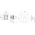 AQ1266MB ОБЕРОН смеситель для душа 1 режим (внешняя и скрытая часть), матовый черный