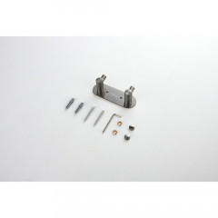 AQ4102BGM ЕВРОПА крючок двойной, оружейная сталь (шлиф. черный хром)