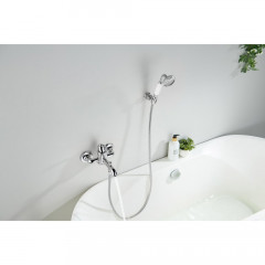 AQ1549CR КЛАССИК смеситель для ванны с душевым набором