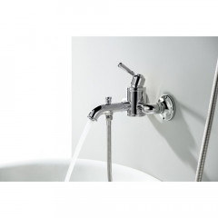 AQ1549CR КЛАССИК смеситель для ванны с душевым набором