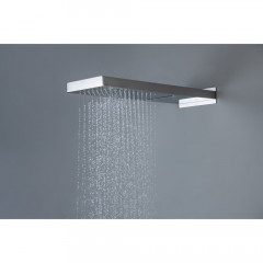 AQ2085CR настенный верхний душ 2 jet 550*170*30 мм