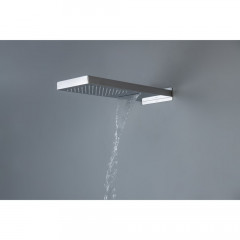 AQ2085CR настенный верхний душ 2 jet 550*170*30 мм