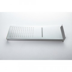 AQ2085CR настенный верхний душ 2 jet 550*170*30 мм