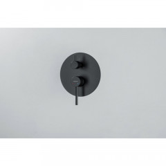 AQ1347MB ЕВРОПА смеситель для ванны 3 режима (внешняя и скрытая часть), матовый черный