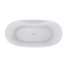 AQ-1155778 АПОЛО Ванна акриловая, отдельностоящая, 1700*780*600. В комплекте со сливом и ножками. Цвет белый глянцевый.