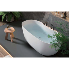 AQ-1155778 АПОЛО Ванна акриловая, отдельностоящая, 1700*780*600. В комплекте со сливом и ножками. Цвет белый глянцевый.