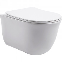 Set AQUATEK КЛАССИК (рама AQUATEK Standard INS-0000012 с звукоиз.прокладкой+крепеж KKI-0000002+кнопкаKDI-0000009+унитаз КЛАССИК AQ1111-00 с крышкой