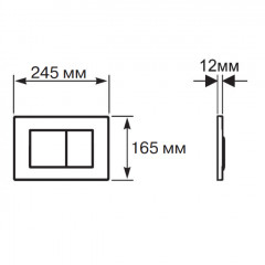 Set AQUATEK КЛАССИК (рама AQUATEK Standard INS-0000012 с звукоиз.прокладкой+крепеж KKI-0000002+кнопкаKDI-0000009+унитаз КЛАССИК AQ1111-00 с крышкой