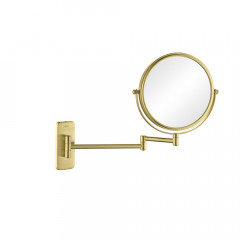 AQ4910BG зеркало косметическое настенное 3х, шлиф. золото