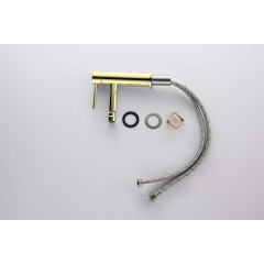 AQ1318BG ЕВРОПА смеситель для биде, шлиф. золото