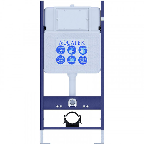 SET AQUATEK ЛИБРА N (рама AQUATEK Standard INS-0000012(без клавиши и крепежа)+унитаз ЛИБРА New AQ0530N-00 с тонким сиденьем soft-close