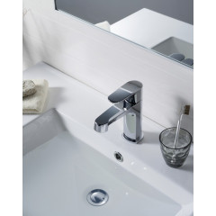 AQ1210CR ОБЕРОН смеситель для раковины 98, без донного клапана