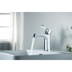 AQ1210CR ОБЕРОН смеситель для раковины 98, без донного клапана