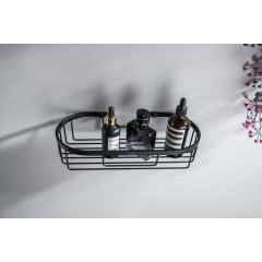 AQ4916MB полка для душа, матовый черный