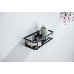 AQ4936MB полка для душа, матовый черный