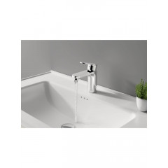 AQ1810CR НИКА смеситель для раковины 90 без донного клапана