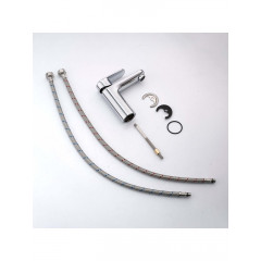 AQ1810CR НИКА смеситель для раковины 90 без донного клапана