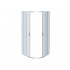 AQ ARI RO 08020CH Душевой уголок 1/4 круга, двери раздвижные 800x800x2000, профиль хром, стекло прозрачное (AQNAA2142-80)