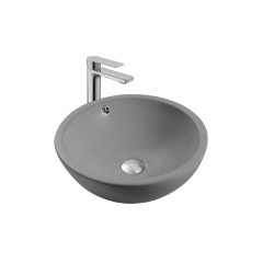 AQ5354-MG раковина 440*440*175 для установки на столешницу, матовый серый