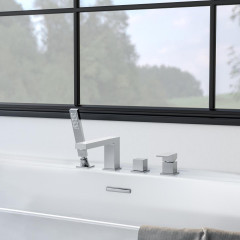 AQ1648CR ЛИБРА смеситель на борт ванны на 4 отв.