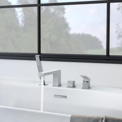 AQ1648CR ЛИБРА смеситель на борт ванны на 4 отв.