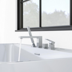 AQ1648CR ЛИБРА смеситель на борт ванны на 4 отв.