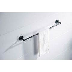 AQ4114MB ЕВРОПА полотенцедержатель 600 мм, матовый черный