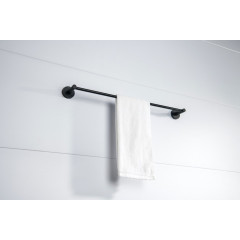 AQ4114MB ЕВРОПА полотенцедержатель 600 мм, матовый черный