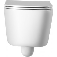 SET AQUATEK ЛУГАНО 4в1 (рама AQUATEK Standard INS-0000012+ крепеж KKI-0000002+клавиша KDI-0000010+унитаз ЛУГАНО AQ2002-00 с тонким сиденьем soft-close