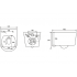 SET AQUATEK МИЯ 4в1 (рама AQUATEK Standard INS-0000012+ кркпеж KKI-0000002+клавиша KDI-0000022+унитаз МИЯ AQ2004-00 с тонким сиденьем soft-close