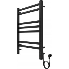 Поларис П7 500х700 электрический (quick touch) Полотенцесушитель Aquatek (черный муар)