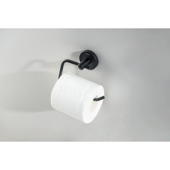 AQ4218MB ОБЕРОН бумагодержатель квадратный, матовый черный