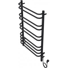 Пандора П10 500х900 электрический (quick touch) Полотенцесушитель Aquatek (черный муар)