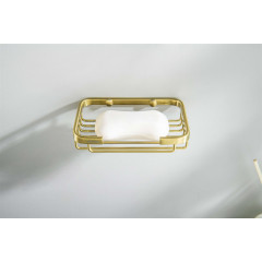 AQ4946BG мыльница решетка, шлиф. золото