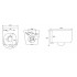 SET AQUATEK МИЯ-MB-025 4в1 (рама AQUATEK Standard INS-0000020+ крепеж KKI-0000002+клавиша KDI-0000025+унитаз AQ2004-MB с тонким сиденьем soft-close