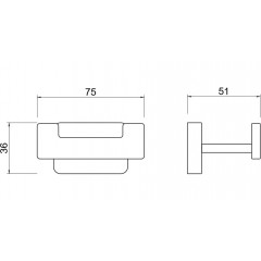 AQ4302CR ЛИБРА крючок двойной