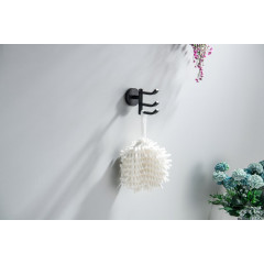 AQ4632MB БЕТТА крючок тройной, матовый черный