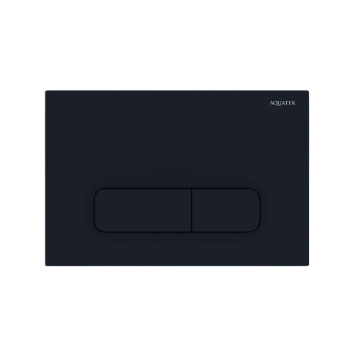 PNS-0000010 (002DQ) Панель смыва Черная матовая для INSP-0000001 Pneumo S (клавиши прямоугольная)